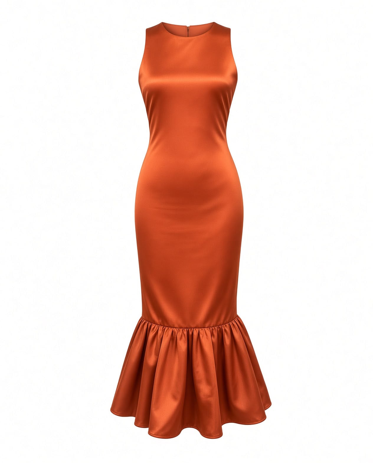 Vestido Sirena Terracota
